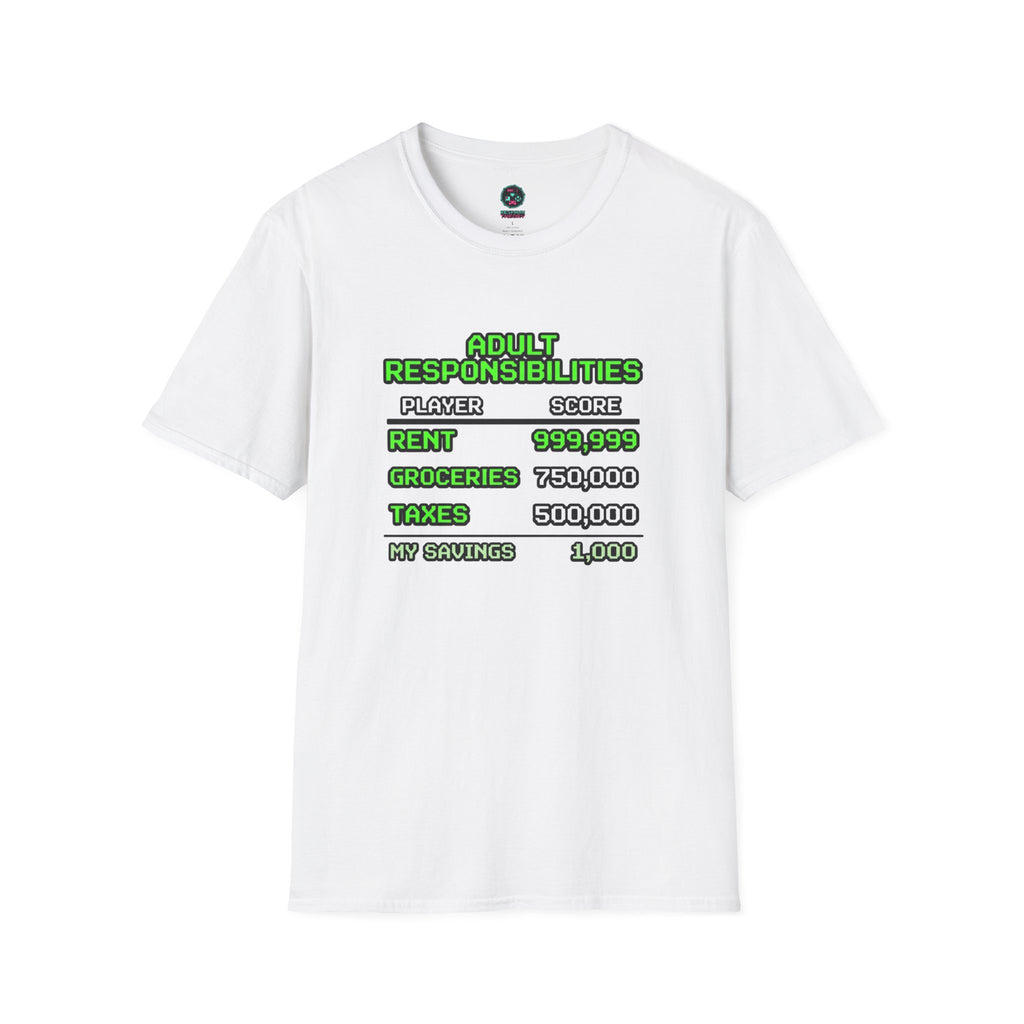 Adult Responsibilities T-Shirt
