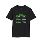 Adult Responsibilities T-Shirt