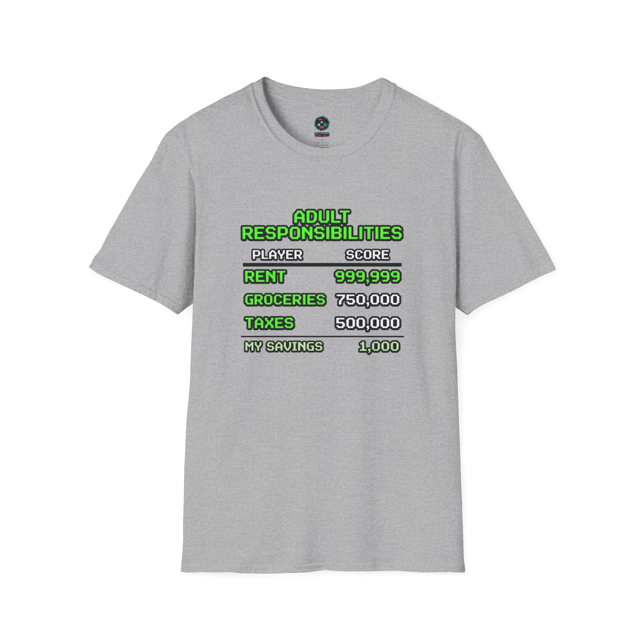 Adult Responsibilities T-Shirt