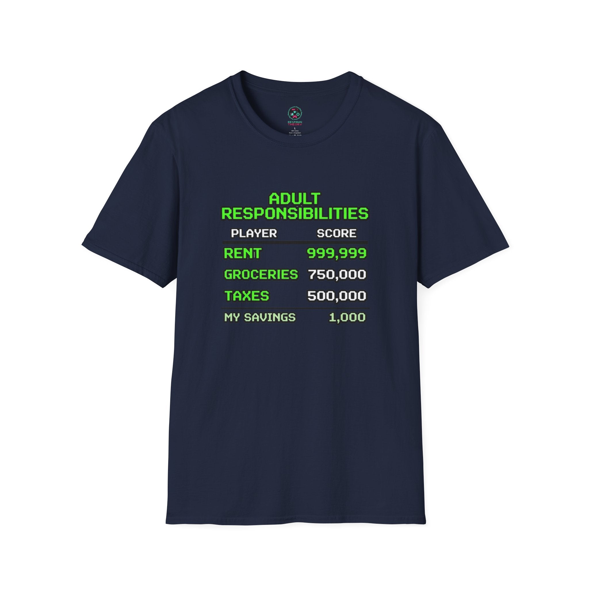 Adult Responsibilities T-Shirt