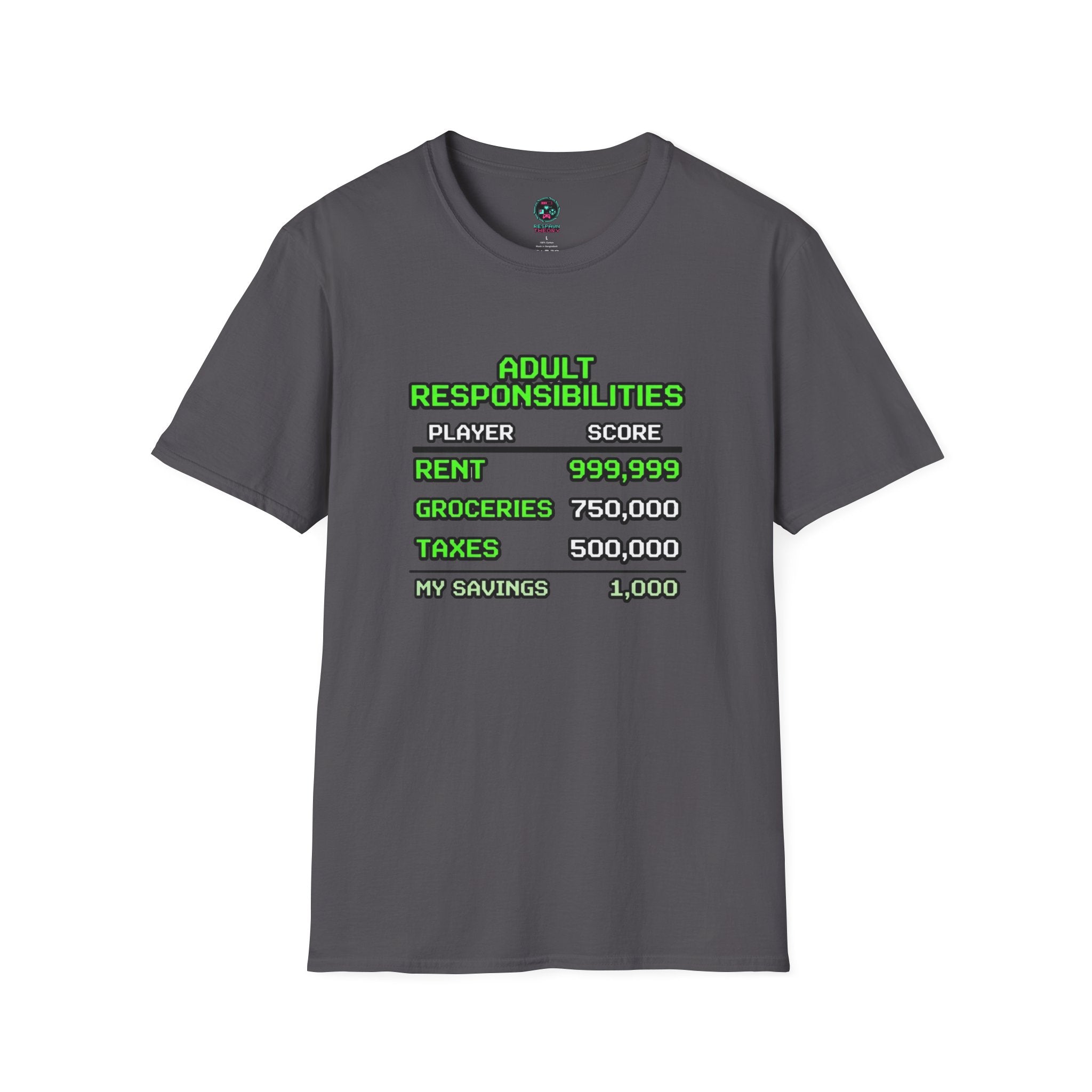 Adult Responsibilities T-Shirt