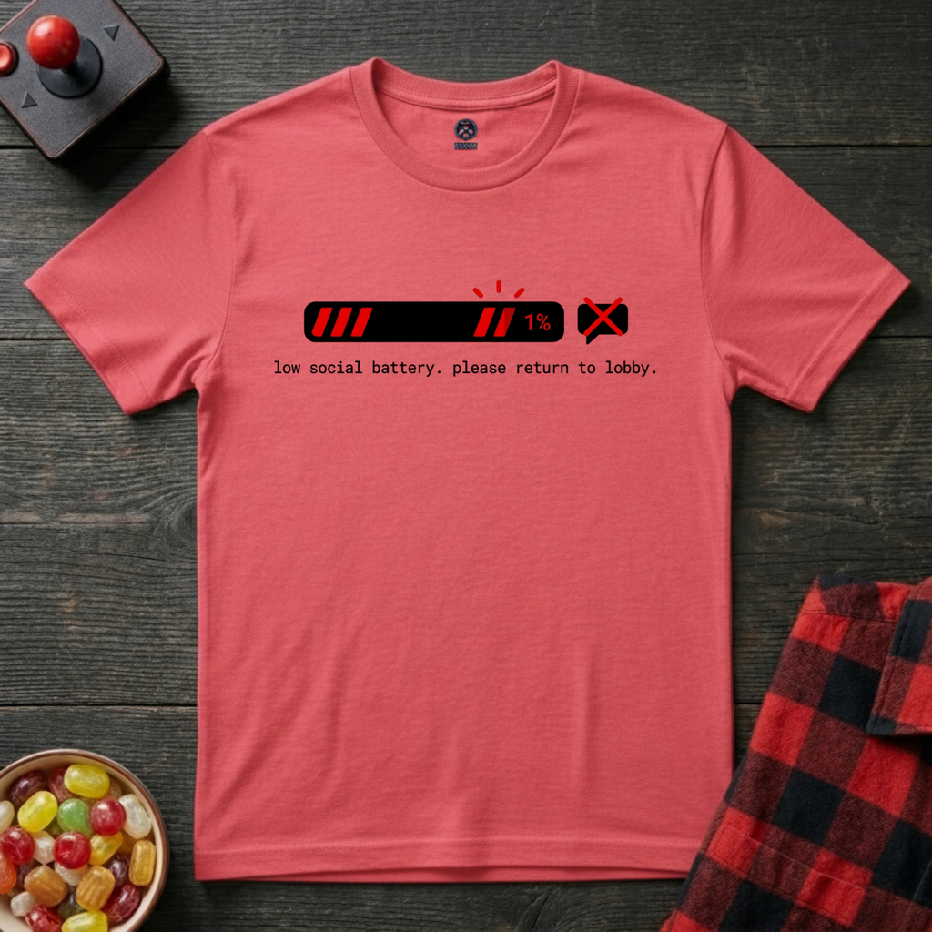 Social Battery Low T-Shirt