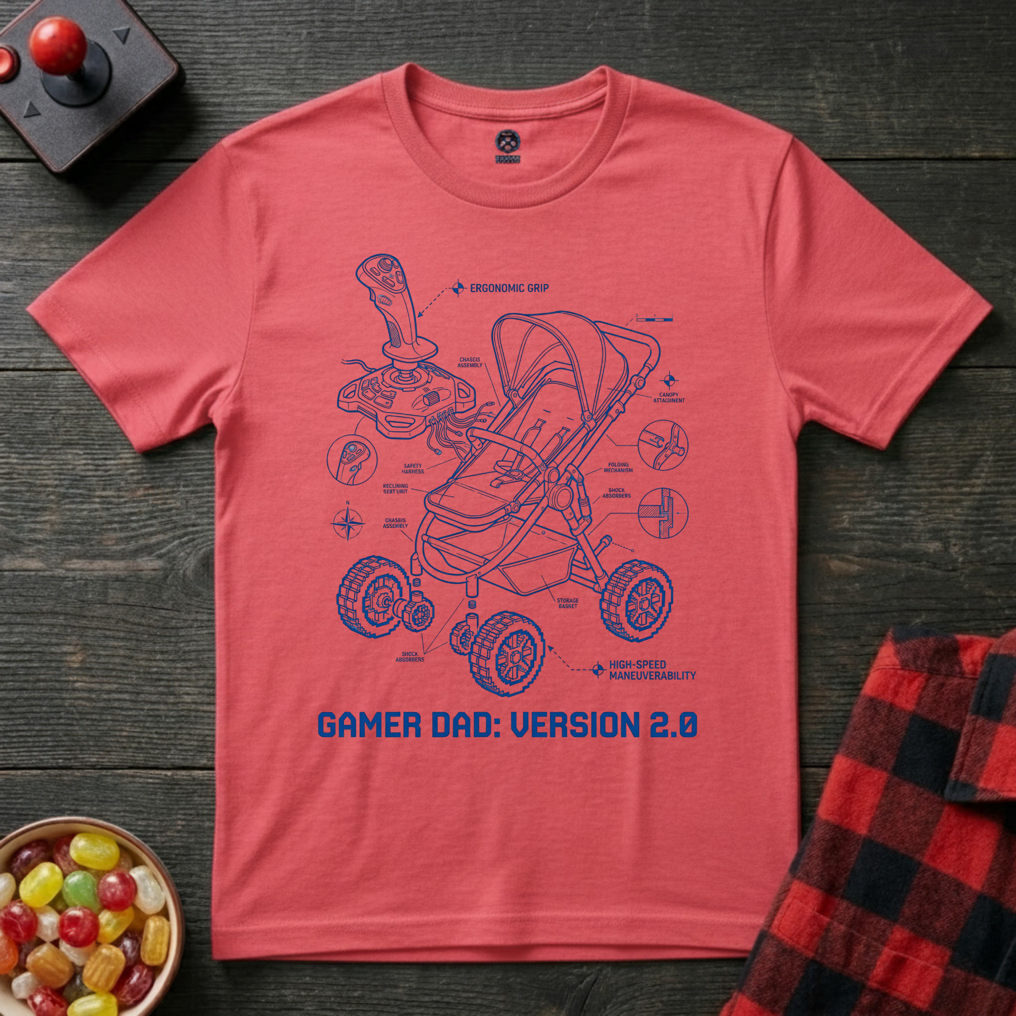 Gamer Dad V2 T-Shirt