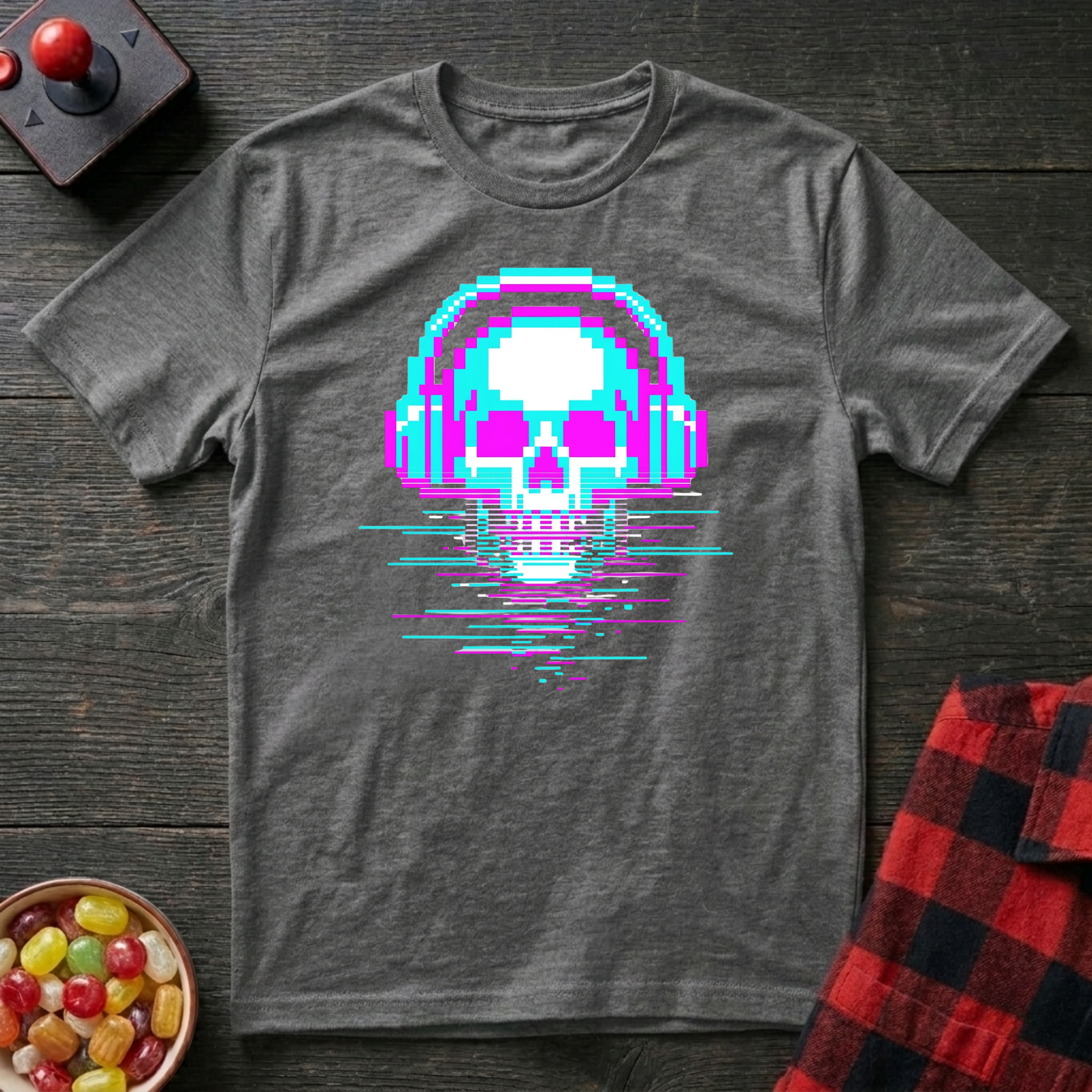 8bit Skull T-Shirt