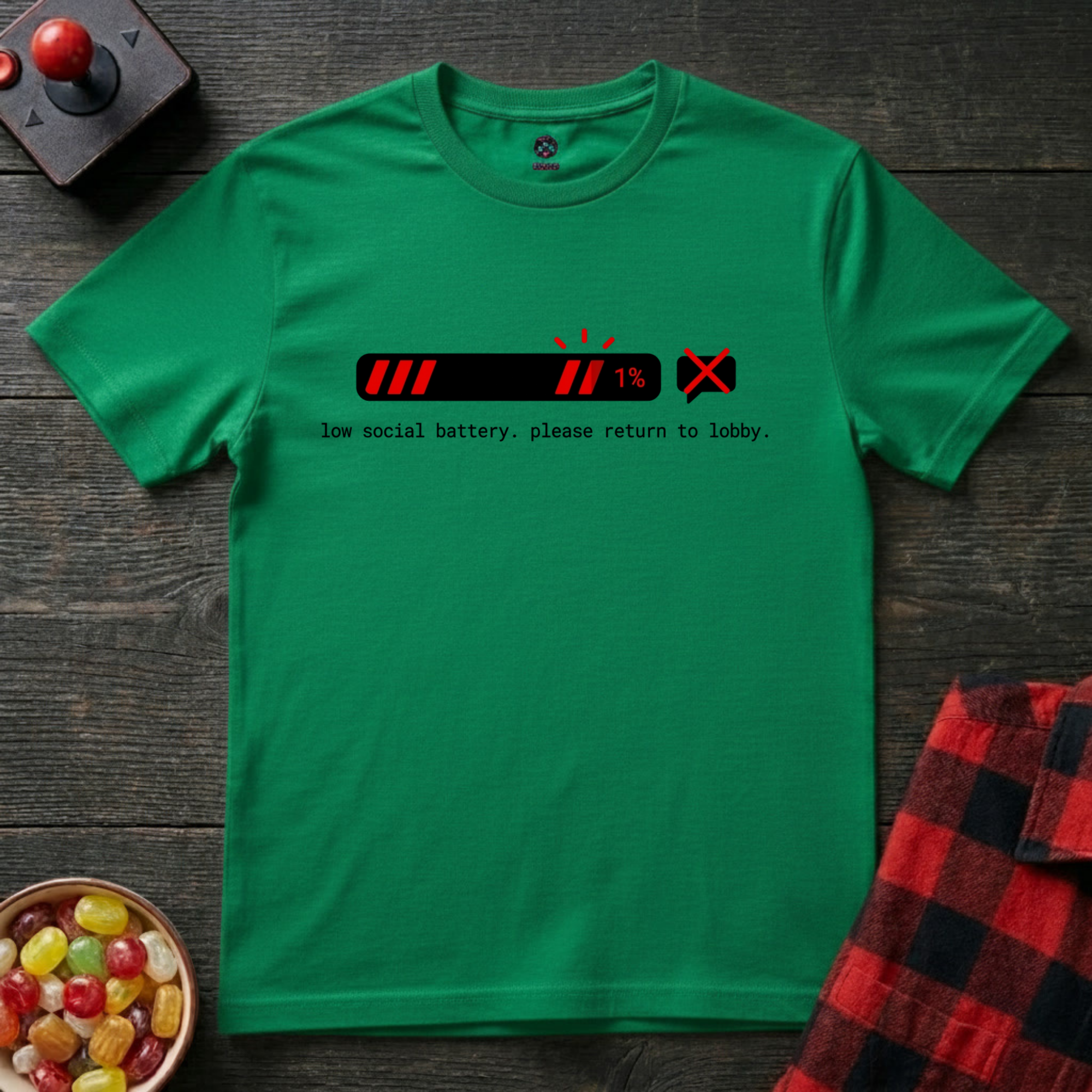 Social Battery Low T-Shirt