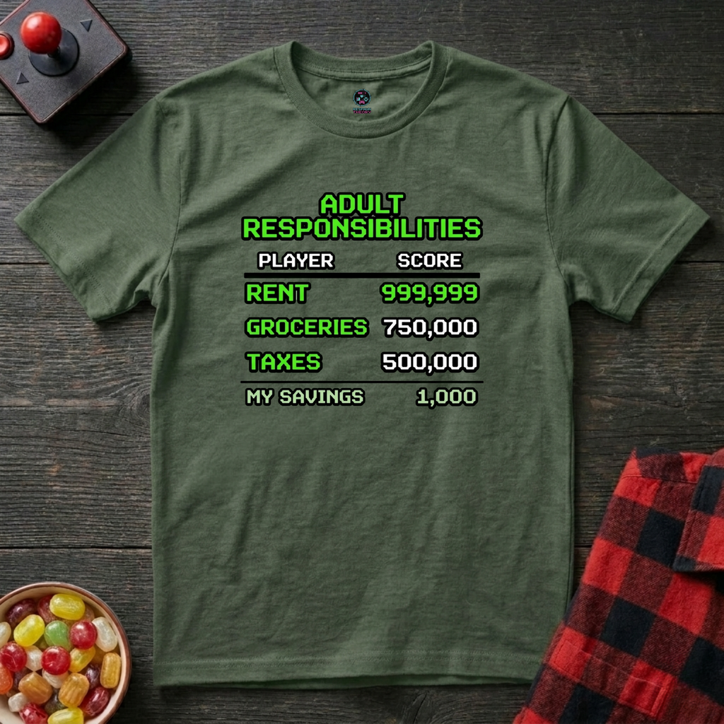 Adult Responsibilities T-Shirt