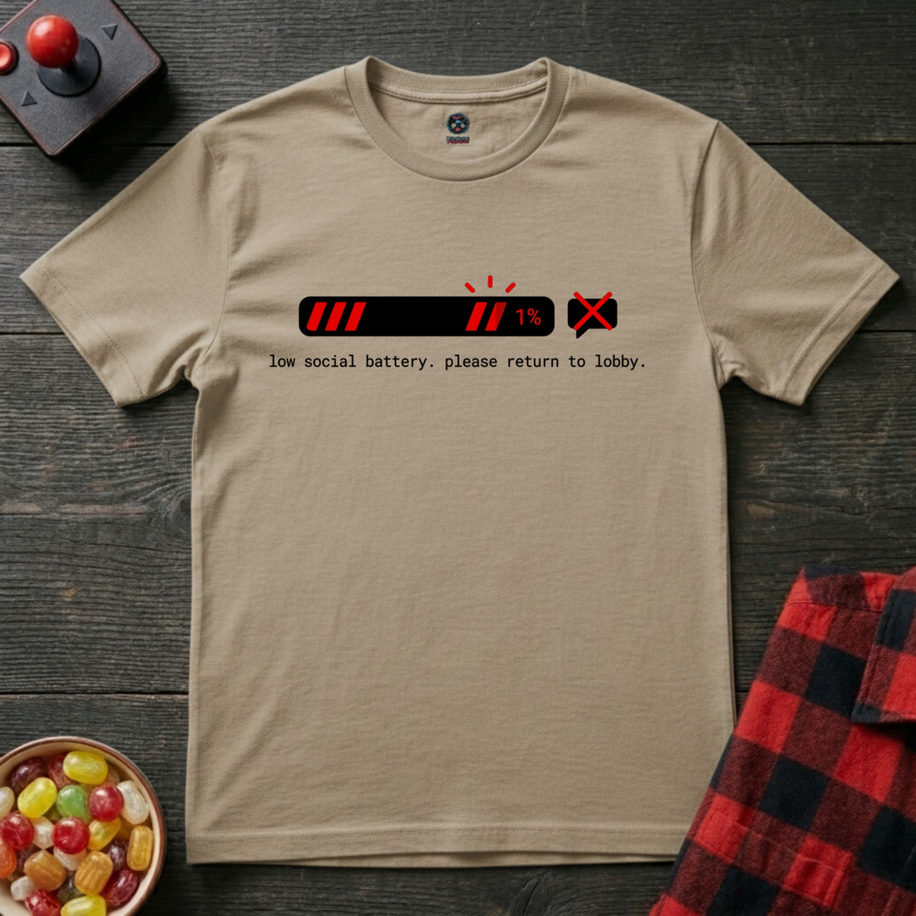 Social Battery Low T-Shirt