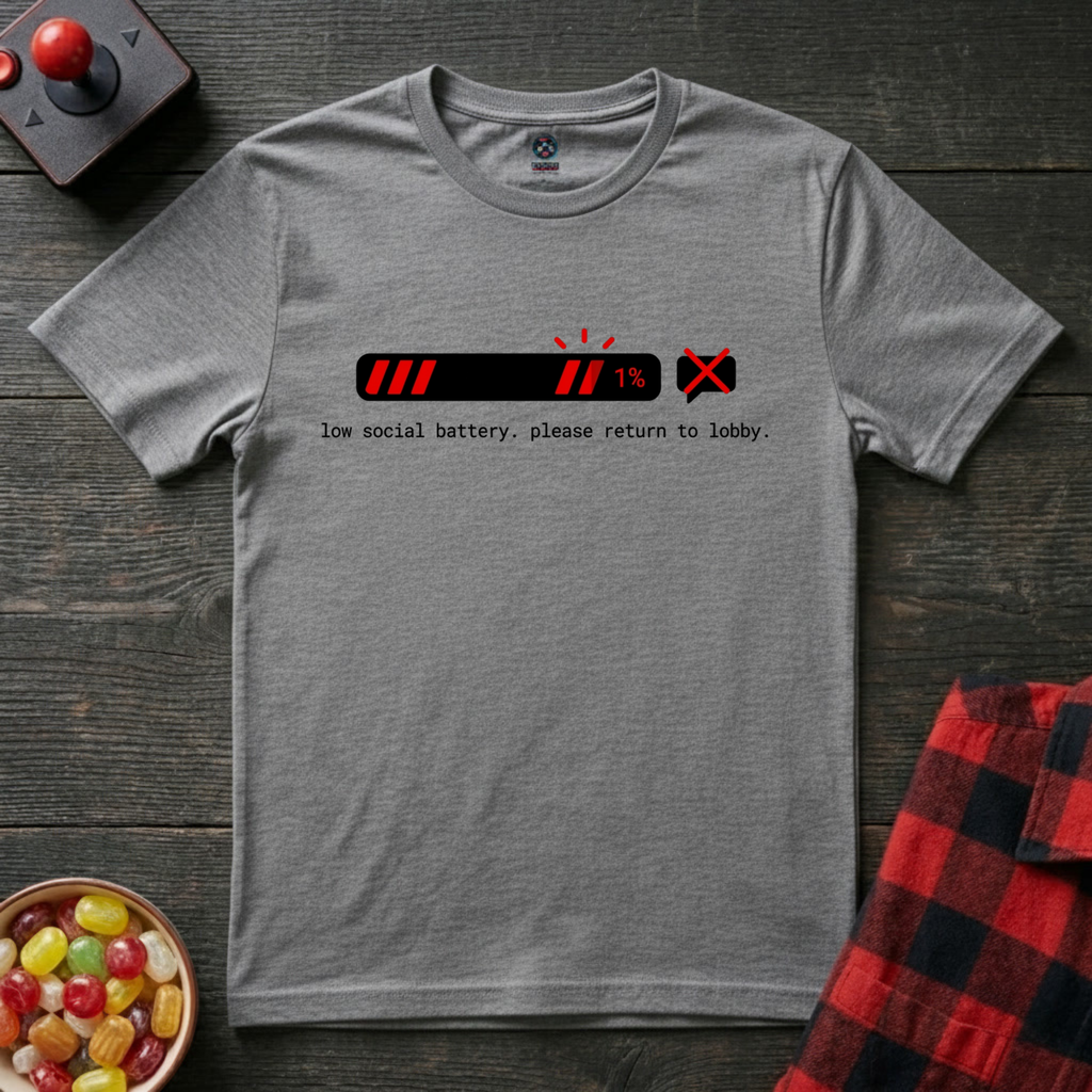 Social Battery Low T-Shirt
