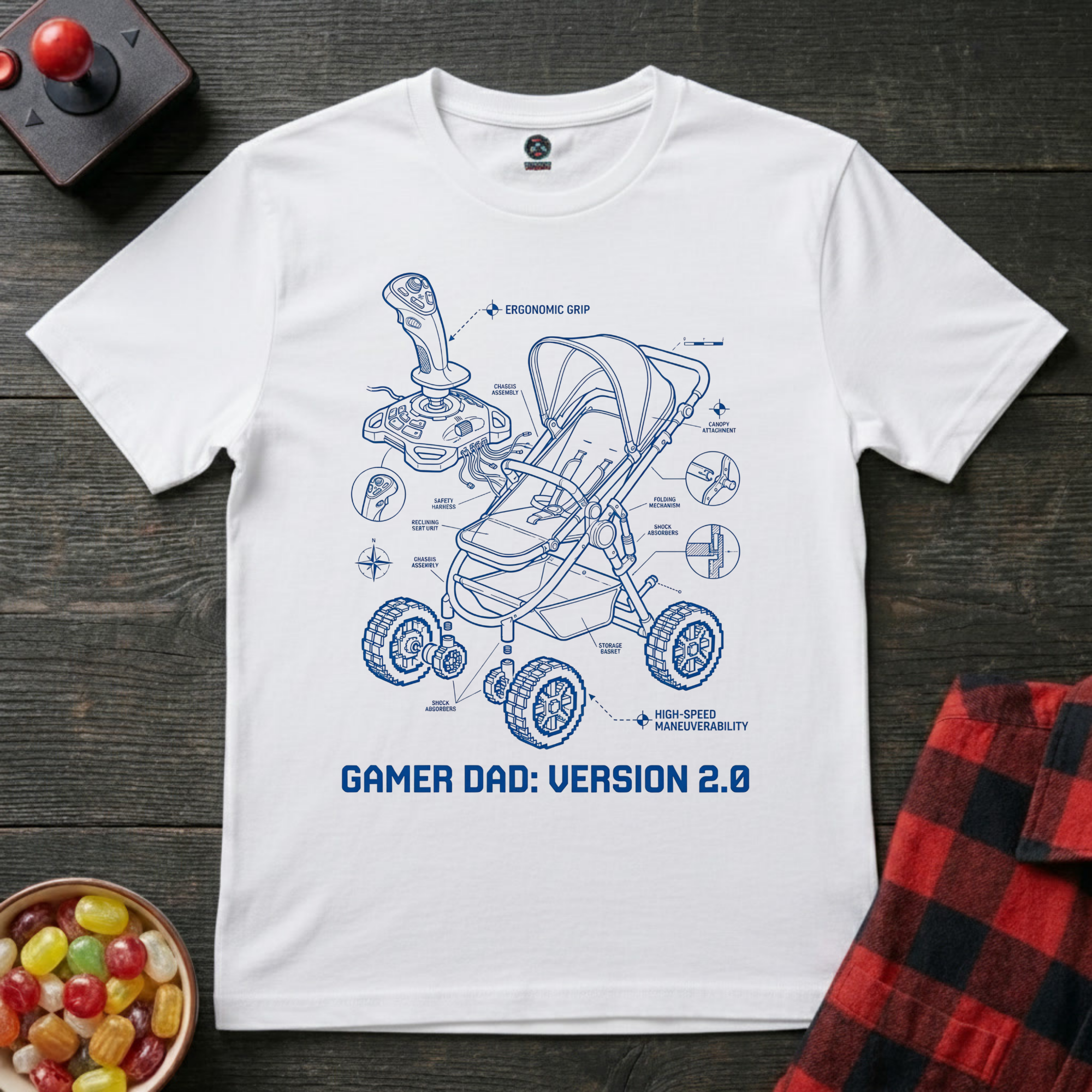 Gamer Dad V2 T-Shirt
