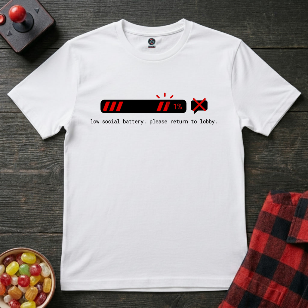 Social Battery Low T-Shirt